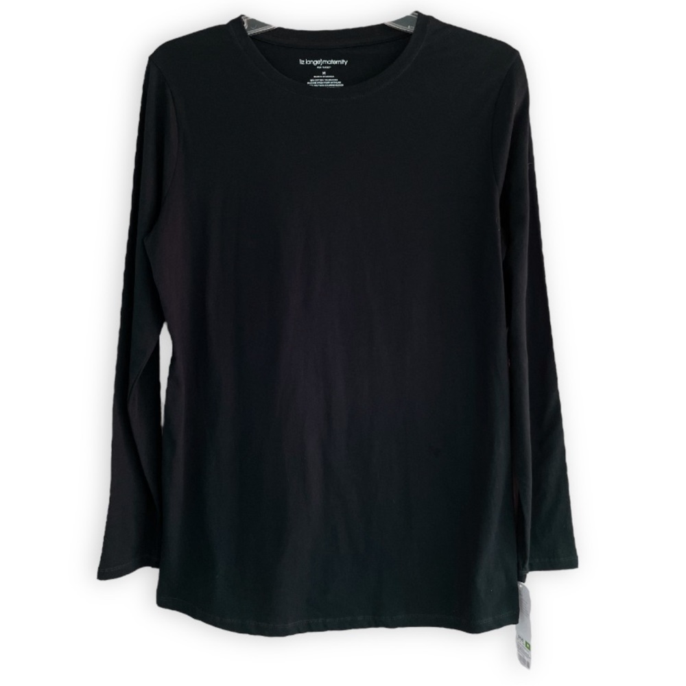 90s Y2K LIZ LANGE MATERNITY Black Long Sleeve